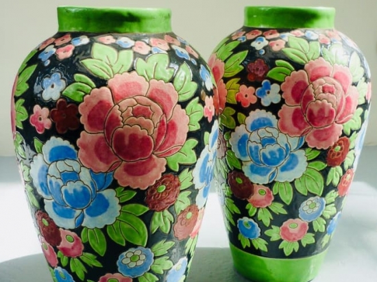 Vases Kéramis, Décor Charles Catteau