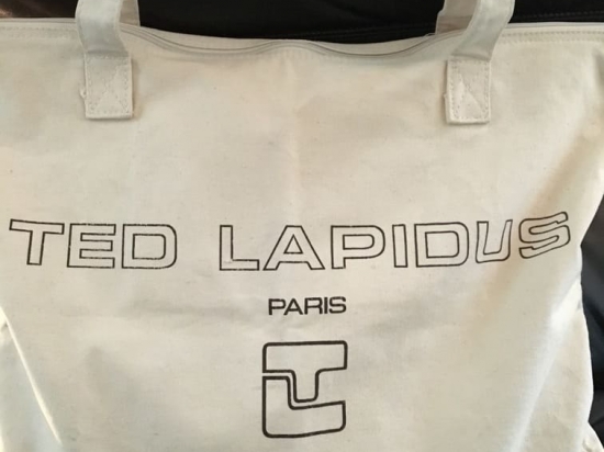 Sac toilé TED LAPIDUS.