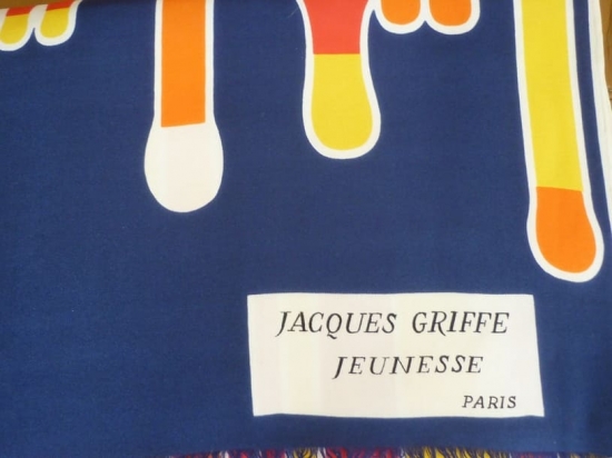 Foulard en soie JACQUES GRIFFE.