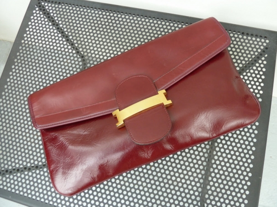 Sac  baguette bordeaux ...