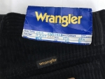 Pantalon Wrangler vintage, noir.