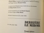 Derrière le miroir, La Fondation Maeght.