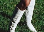 Bottes blanches BALLY.