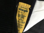 Pantalon Wrangler vintage, noir.