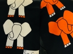 Foulard "Aux Elephants", Pierre Cardin.