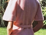 Veste rose pastel.