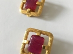 Boucles d'oreilles clips "Françoise D".