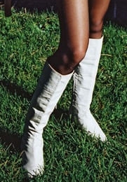 Bottes blanches BALLY.