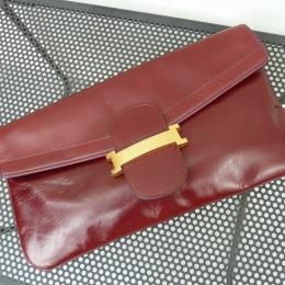 Sac  baguette bordeaux ...