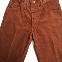 Pantalon Wrangler vintage, "orange brûlée".